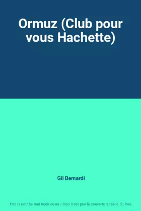 Couverture du produit · Ormuz (Club pour vous Hachette)