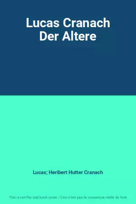 Couverture du produit · Lucas Cranach Der Altere
