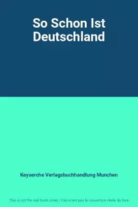 Couverture du produit · So Schon Ist Deutschland