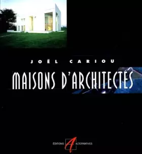 Couverture du produit · Maisons d'architectes
