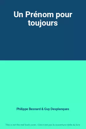 Couverture du produit · Un Prénom pour toujours