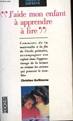 Couverture du produit · J'aide mon enfant à apprendre à lire