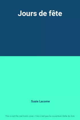 Couverture du produit · Jours de fête