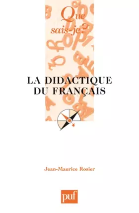 Couverture du produit · La Didactique du français