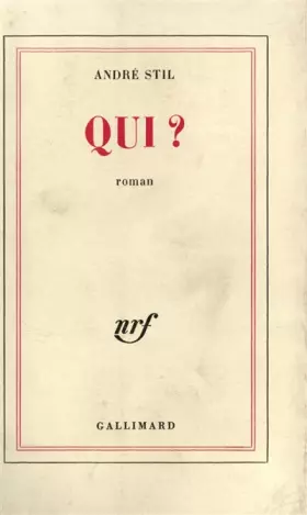 Couverture du produit · Qui ?