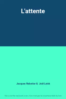 Couverture du produit · L'attente