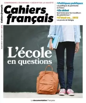 Couverture du produit · L'école en questions: n°429 septembre octobre 2022