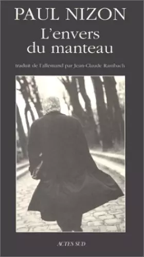 Couverture du produit · L'envers du manteau : Journal d'atelier