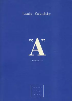 Couverture du produit · "A" - section 12
