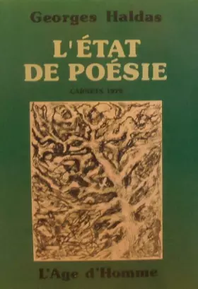 Couverture du produit · L'etat de poesie - carnets 1979