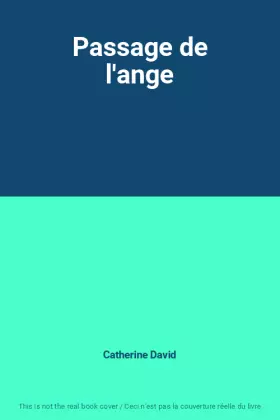 Couverture du produit · Passage de l'ange