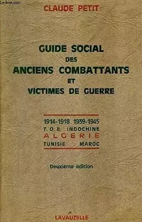 Couverture du produit · Guide social des anciens combattants et victime de guerre.