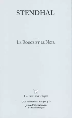 Couverture du produit · Le rouge et le noir
