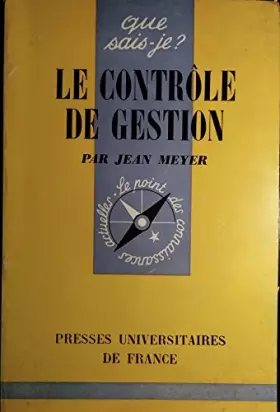 Couverture du produit · Le contrôle de gestion - Que sais-je n°1351