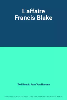 Couverture du produit · L'affaire Francis Blake