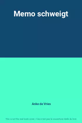 Couverture du produit · Memo schweigt