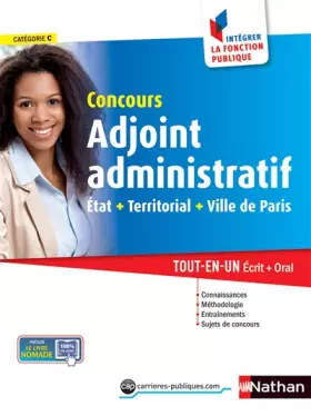 Couverture du produit · Concours Adjoint administratif Etat + Territorial + Ville de Paris
