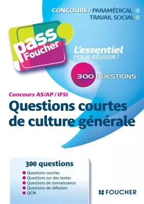 Couverture du produit · Questions courtes de culture générale