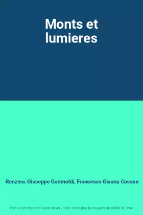 Couverture du produit · Monts et lumieres