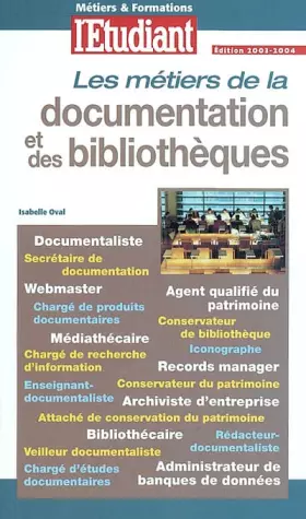 Couverture du produit · Les métiers de la documentation et des bibliothèques