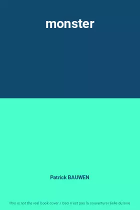 Couverture du produit · monster