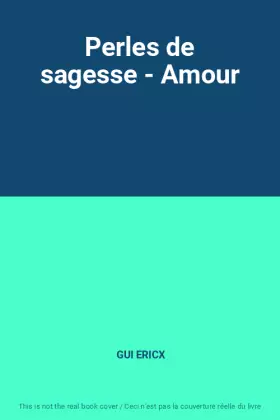 Couverture du produit · Perles de sagesse - Amour