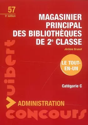 Couverture du produit · Magasinier principal des bibliothèques de 2e classe : Catégorie C