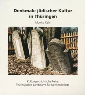 Couverture du produit · Denkmale jüdischer Kultur in Thüringen