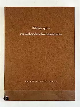 Couverture du produit · Bibliographie zur sächsischen Kunstgeschichte