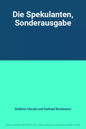 Couverture du produit · Die Spekulanten, Sonderausgabe