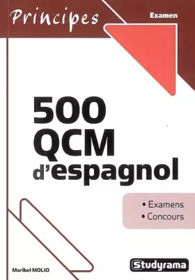 Couverture du produit · 500 QCM d'espagnol