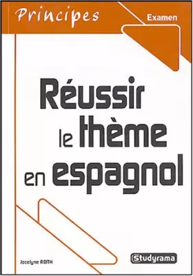 Couverture du produit · Réussir le thème en espagnol