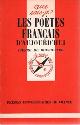 Couverture du produit · Les Poètes français d'aujourd'hui 1940-1986