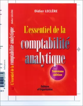 Couverture du produit · L'Essentiel de la comptabilité analytique