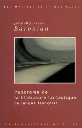 Couverture du produit · Panorama de la littérature fantastique de langue française