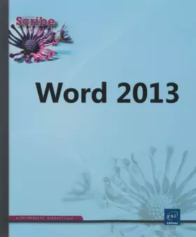 Couverture du produit · Word 2013