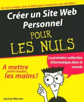 Couverture du produit · CREER SITE WEB PERSONN PR NULS