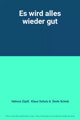 Couverture du produit · Es wird alles wieder gut