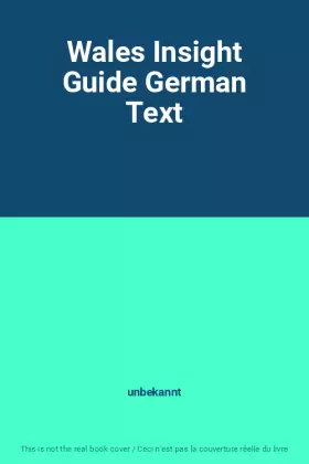 Couverture du produit · Wales Insight Guide German Text