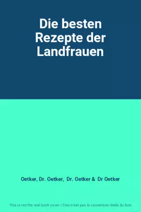Couverture du produit · Die besten Rezepte der Landfrauen