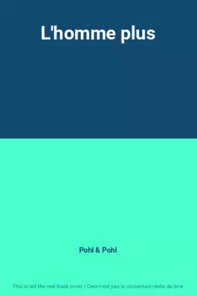Couverture du produit · L'homme plus