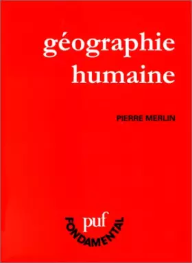 Couverture du produit · Géographie humaine