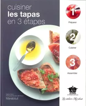 Couverture du produit · CUISINER LES TAPAS EN 3 ETAPES