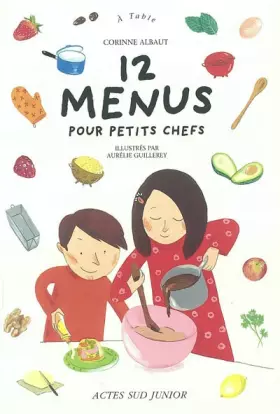 Couverture du produit · 12 menus pour petits chefs