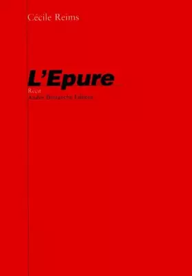 Couverture du produit · L'épure