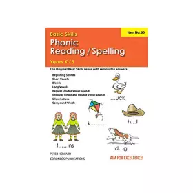 Couverture du produit · Basic Skills - Phonic Reading/Spelling (Red Brown/Black/White)