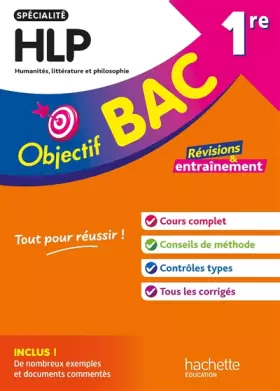 Couverture du produit · Objectif BAC 1re spécialité HLP