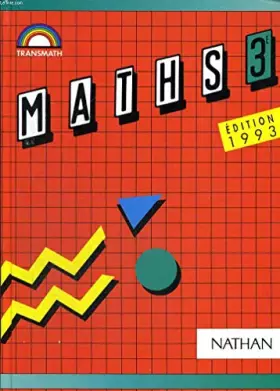 Couverture du produit · Transmath, 3e, élève, édition 1993