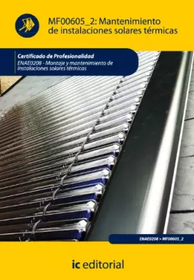 Couverture du produit · (Incual) Mantenimiento de Instalaciónes Solares Térmicas