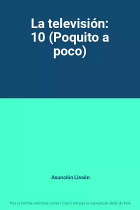 Couverture du produit · La televisión: 10 (Poquito a poco)